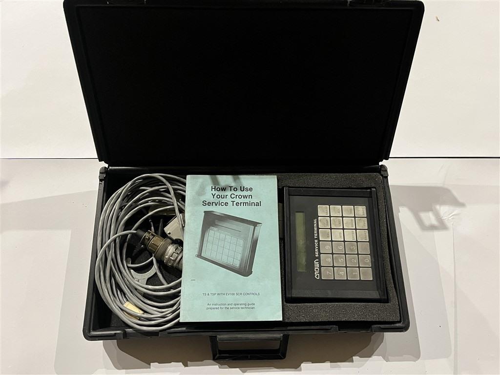 CROWN SERVICE TERMINAL TS & TSP EV100 SCR Controls Various