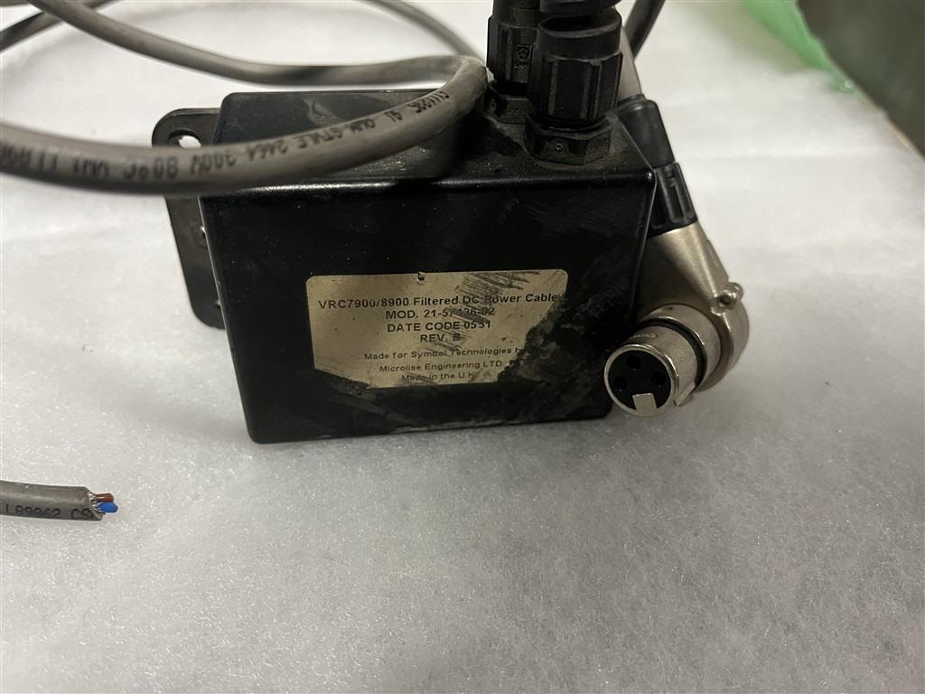 Symbol Technologies vrc7900/8900 filtered DC POWER CABLE