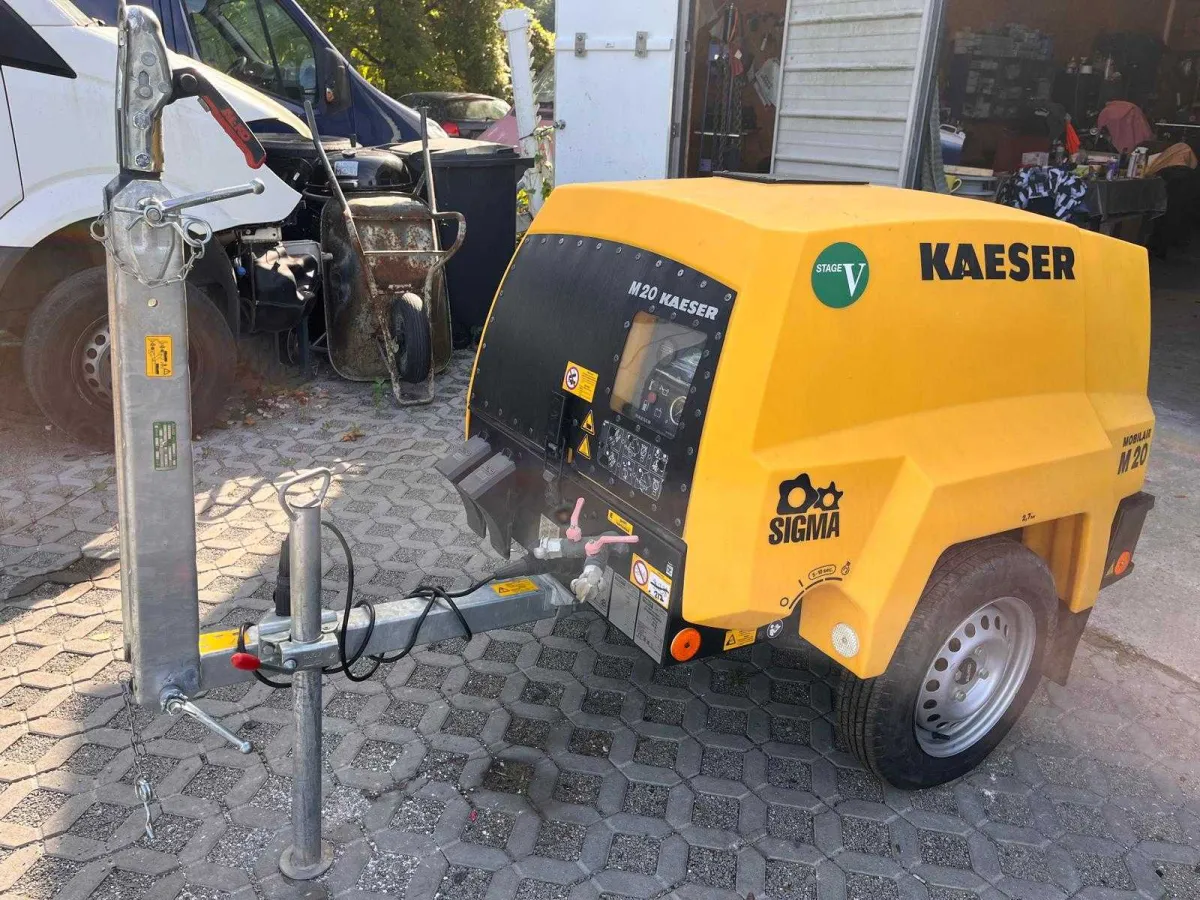 Kaeser M20 PE MOBILAIR – Diesel-Schraubenkompressor – Baujahr 2023 – 82 Betriebsstunden