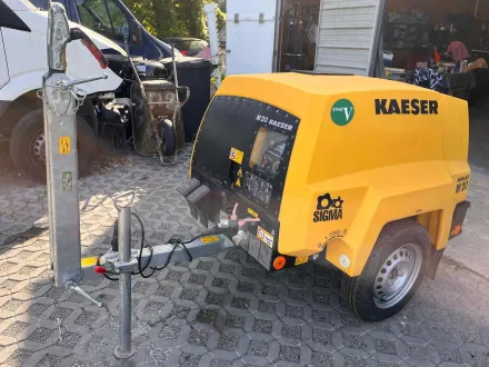 Kaeser M20 PE MOBILAIR – Diesel-Schraubenkompressor – Baujahr 2023 – 82 Betriebsstunden – RESALE
