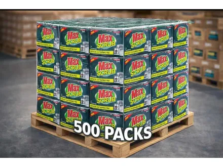 MAX SCRUB Sponge 500 Pack Palette – 3 in 1 – Neu – RESALE