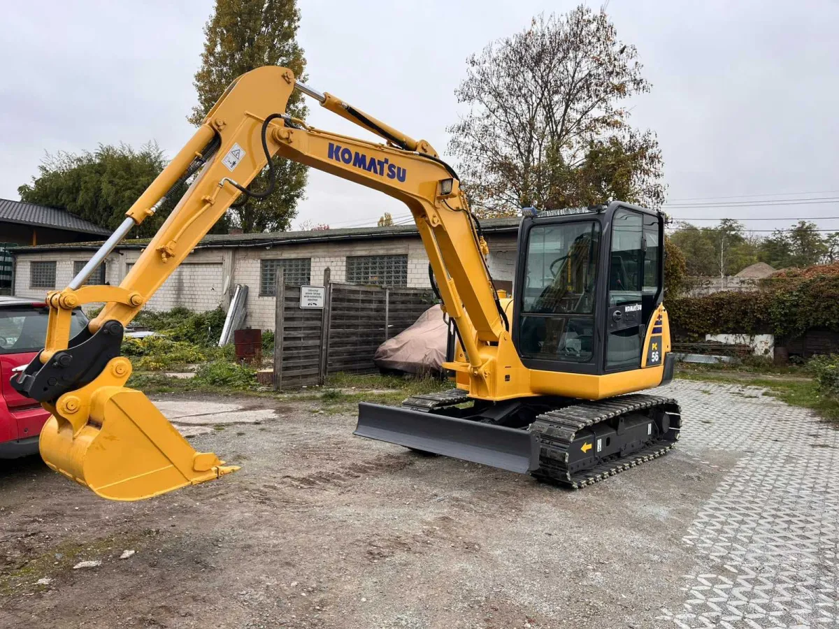 Komatsu PC56-7 Minibagger / Kettenbagger – Bj. 2014 – 5.625 Bh – 5,3 t