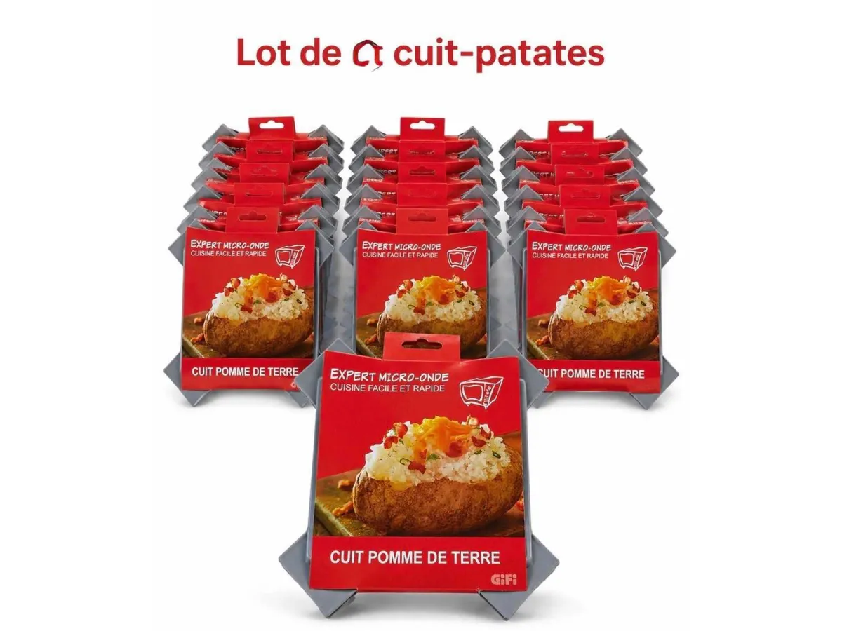30er-Pack Express-Mikrowellen-Kartoffelkocher – Neu