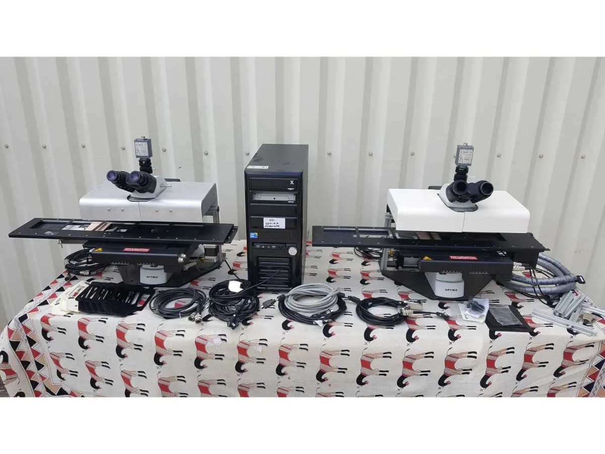 OPTIKA – Prototyp-Mikroskop mit Kamera SONY XCD-U100CR – Prototyp-Mikroskop