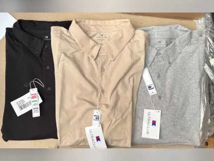 3er-Pack antimikrobielle Poloshirts mit kurzen Ärmeln – Größe XL – RESALE