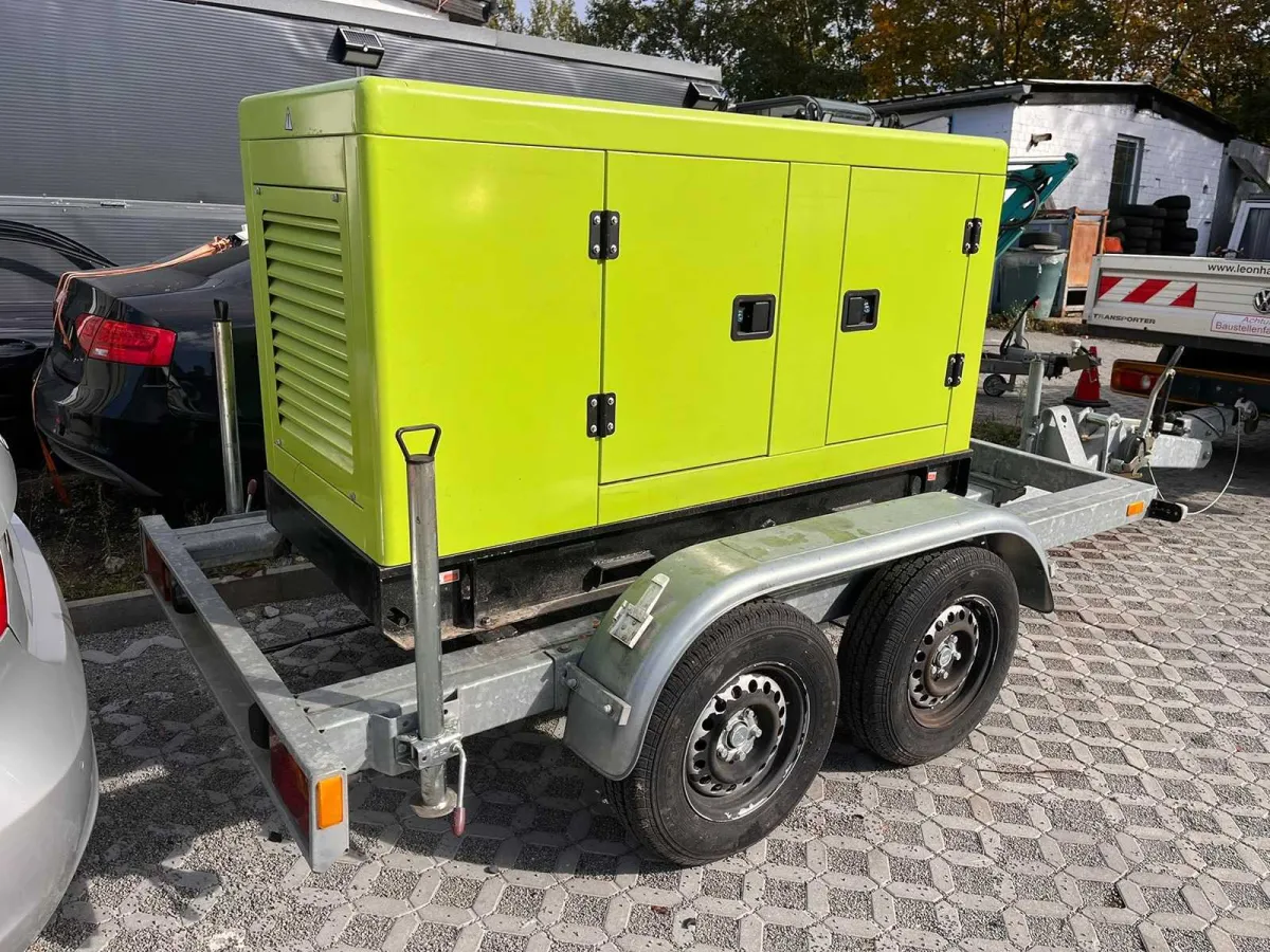 Compal VG-R30 Diesel Emergency Power Generator 30 kW / 37.5 kVA – YOC 2026 – incl. Tandem Trailer wi