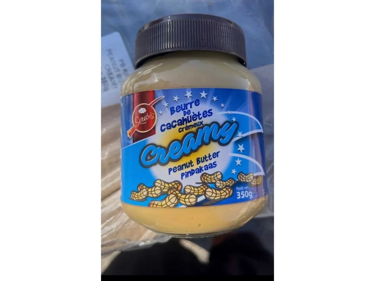 Set mit 192 Gläsern cremiger Erdnussbutter – 350 g – Haltbarkeit vor 05/2026