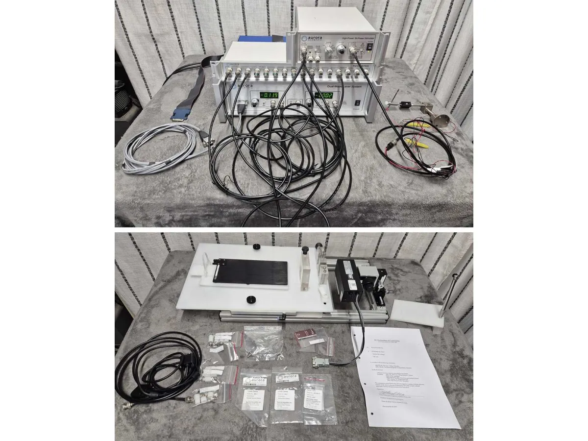 AURORA Scientific - 305C-LR+604A+701C - Sistema de palanca de doble modo