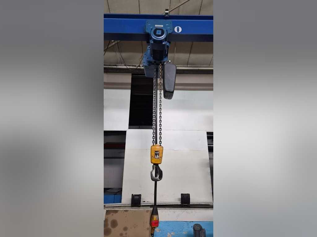 2004 Demag DKUN 15/1500K V1-F4 Rail Trolley