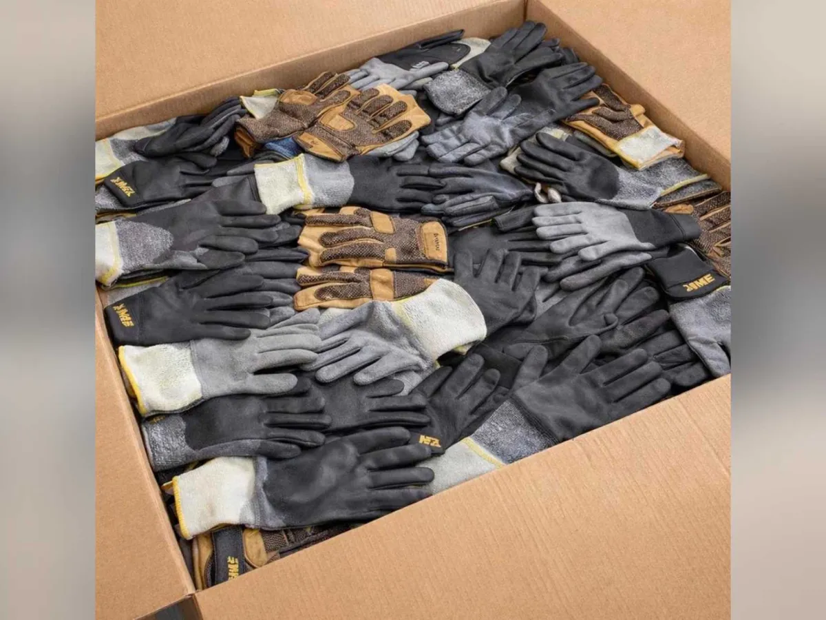 50-Pack Work Gloves – Assorted Styles & Sizes – New