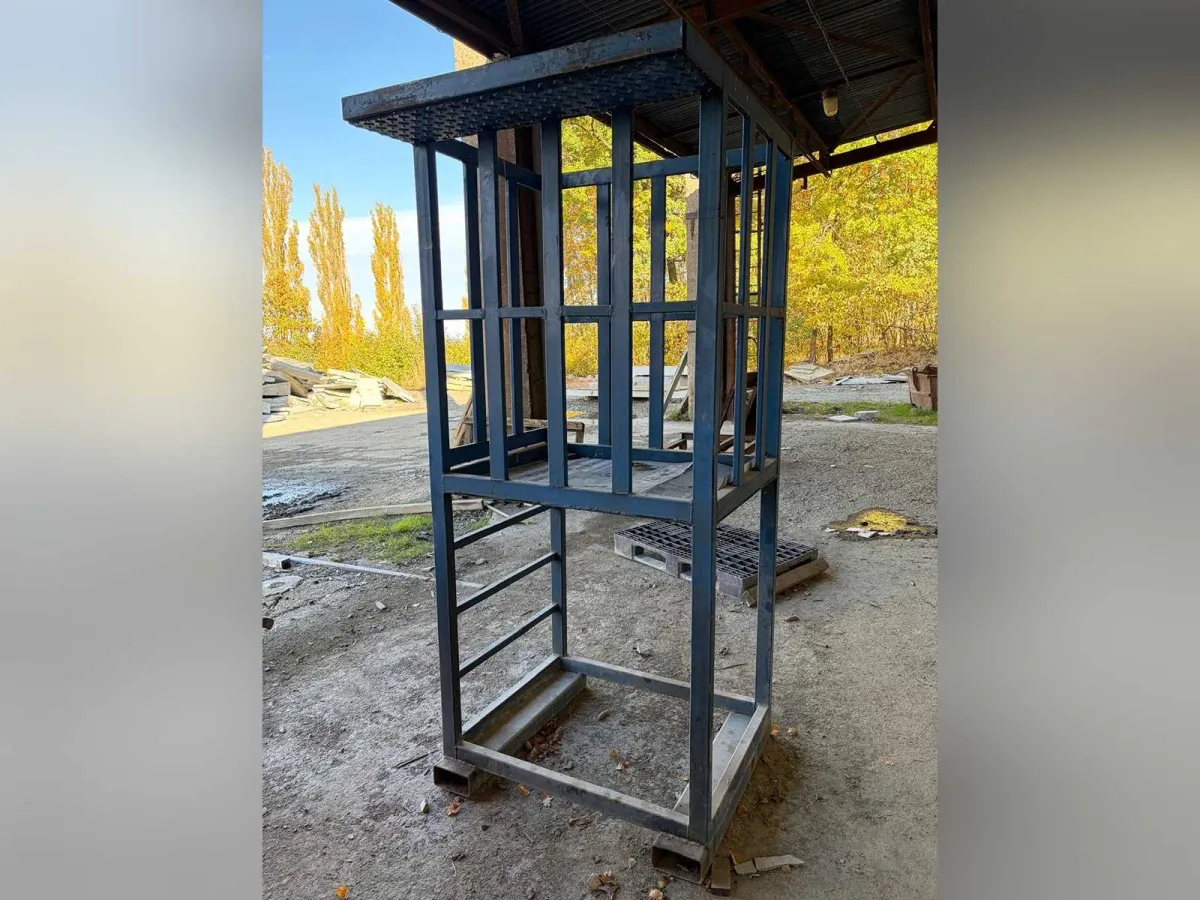 Schwere Stahlzugangsplattform / Arbeitskäfig – Gabelstaplerzubehör