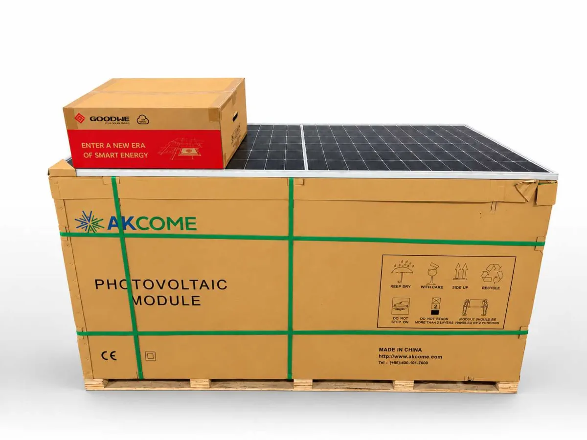 Akcome – Set aus 32 Solarpanels (545 WP) – GoodWe 15 kW Wechselrichter