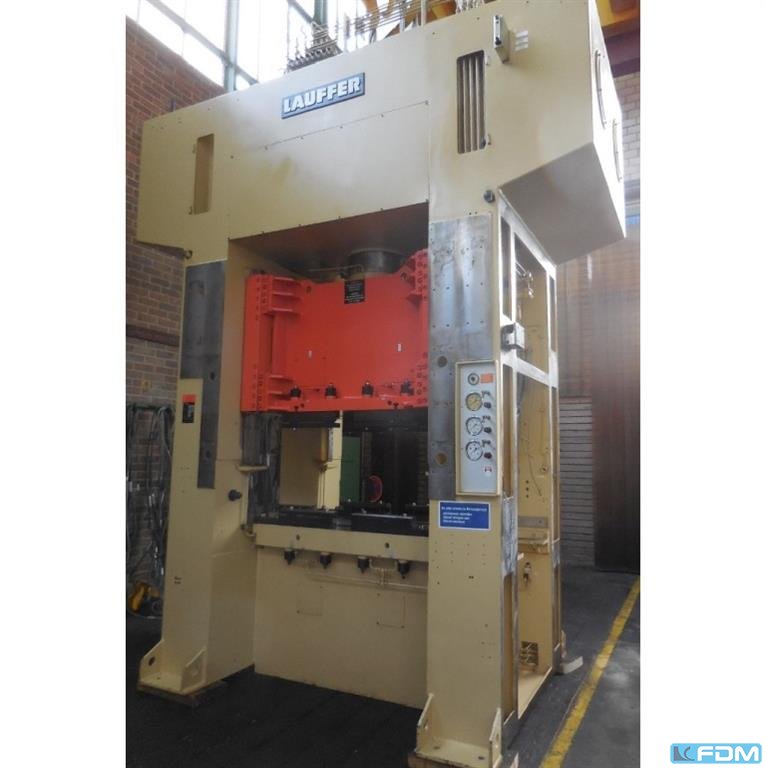 LAUFFER RA 160 (UVV) hydraulische Doppelständer (zieh) presse