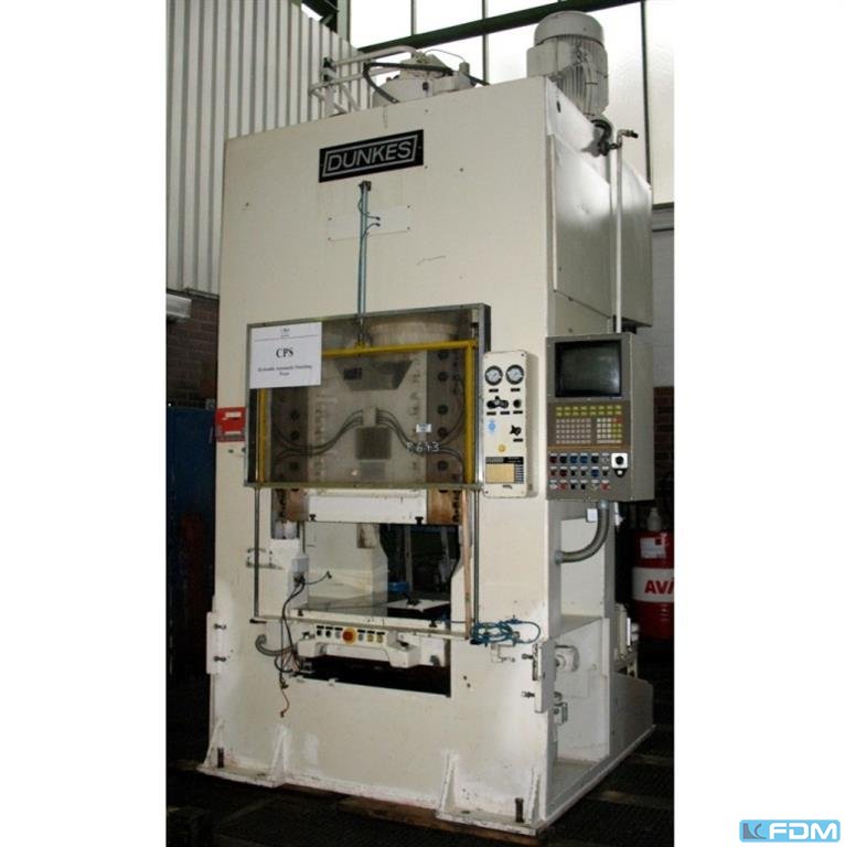 DUNKES HDS 160 (UVV) Hydraulic Double-Column (Drawing) Press