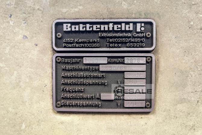 Maszyna: BATTENFELD R630/6V
