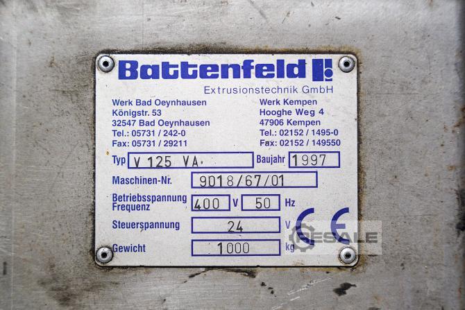 Maszyna: BATTENFELD V125VA