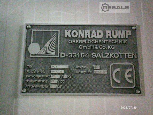 Rump type 10/S Strahlanlagen – RESALE