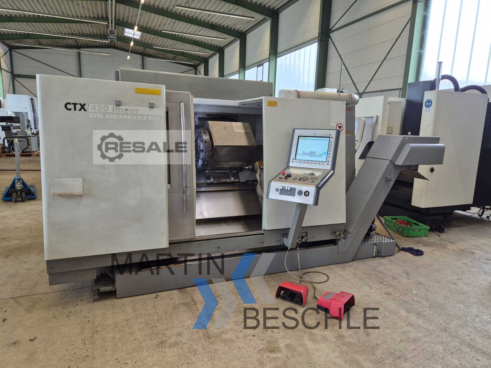 Gildemeister CTX 420 linear CNC Drehmaschinen – RESALE
