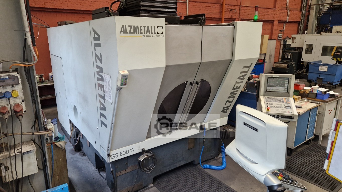 Alzmetall GS 800/3 Vertikale CNC Bearbeitungszentren – RESALE