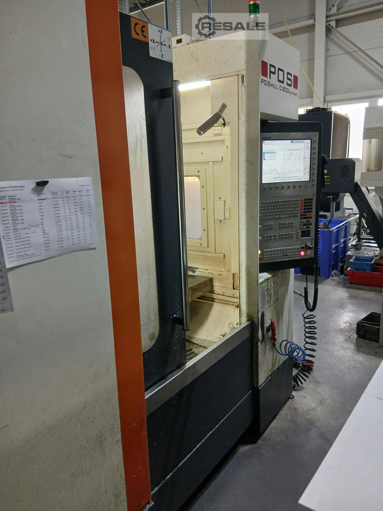 Posmill C 800 Kompakt CNC Fräsmaschinen – RESALE