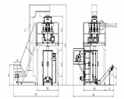 Maschine: ISY PACK GMBH VFFS Granular Vertikale Schlauchbeutelmaschinen