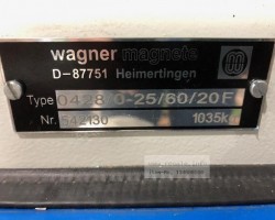 Maschine: WAGNER MAGNETE 0428/0-25/60/20F Magnetabschneider
