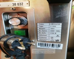 Maschine: LOWERATOR 2SHE Grossküchenarbeitstische