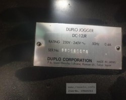 Maschine: DUPLO DC -12 JR Rütteltische