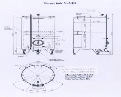 Maschine: EUROLUX 2.000 Liter Lagertank mit Kühl Lagertanks