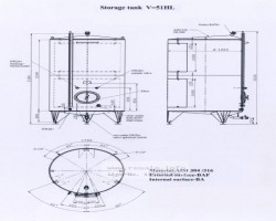 Maschine: EUROLUX 5.100 Ltr. Lagertank mit Kühlm Lagertanks