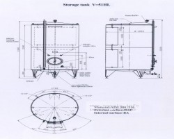 Maschine: EUROLUX 6.150 Ltr. Lagertank mit Kühlm Lagertanks