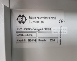 Maschine: HD/NELA SM 52 Druckplattenabkantung