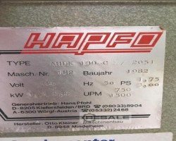 Maschine: HAPFO AHDK130-C Drechselmaschine