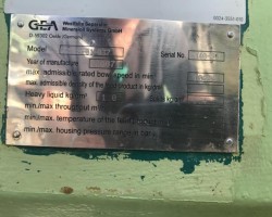 Maschine: GEA WESTFALIA BILGE MASTER 3000 SEPARATOR