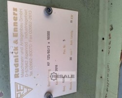 Maschine: RUDNICK+ENNERS KF 125/60/2  x 16000 Beschickungsanlagen