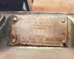 Maschine: SIEMENS 1LA6 186-4AA71 Elektromotor Siemens
