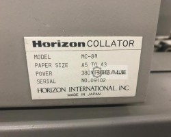 Maschine: HORIZON MC-8m Collator