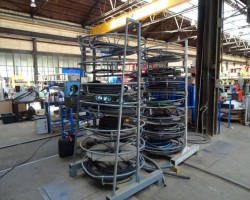 Maschine: BAUMTEX Hydraulikschlauch-Regal Hydraulikmaterialien