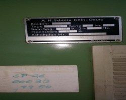 Maschine: SCHüTTE SF 26 Mehrspindeldrehautomaten