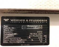Maschine: WERNER+PFLEIDERER W&P-Rotamat EN30 Brötchenpressen
