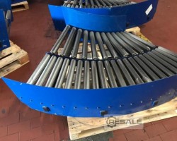 Maschine: BUDDE  Rollenbahnkurve 90° mit 15cm Neigung