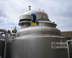 Maschine: APV Double walled with agitator Edelstahlsilos
