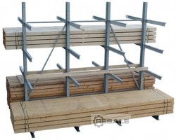 Maschine: BRUCKAMP 4,16m H, 1,20m Kragarmregale