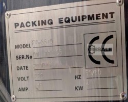 Maschine: SME FM 5540 Haubenschrumpfanlagen