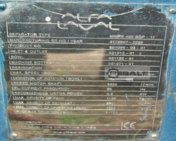 Maschine: ALFA LAVAL MMPX403 Trennzeichen