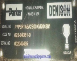 Maschine: PARKER P7P Hydraulikpumpe