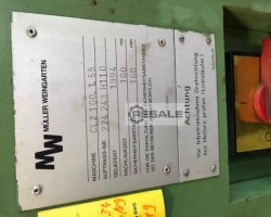 Maschine: MüLLER CLZ 100 Hydraulische Einständer-Ziehpressen