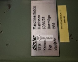 Maschine: DIMTER  Kappsägen