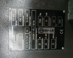 Maschine: MIKRON VCP 800 CNC Fräsmaschinen