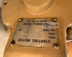 Maschine: INGERSOLL RAND CAT 3512 AIR STARTING MOTOR RECON